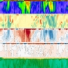 Результаты измерений вертикальных профилей горизонтальных течений RDI ADCP